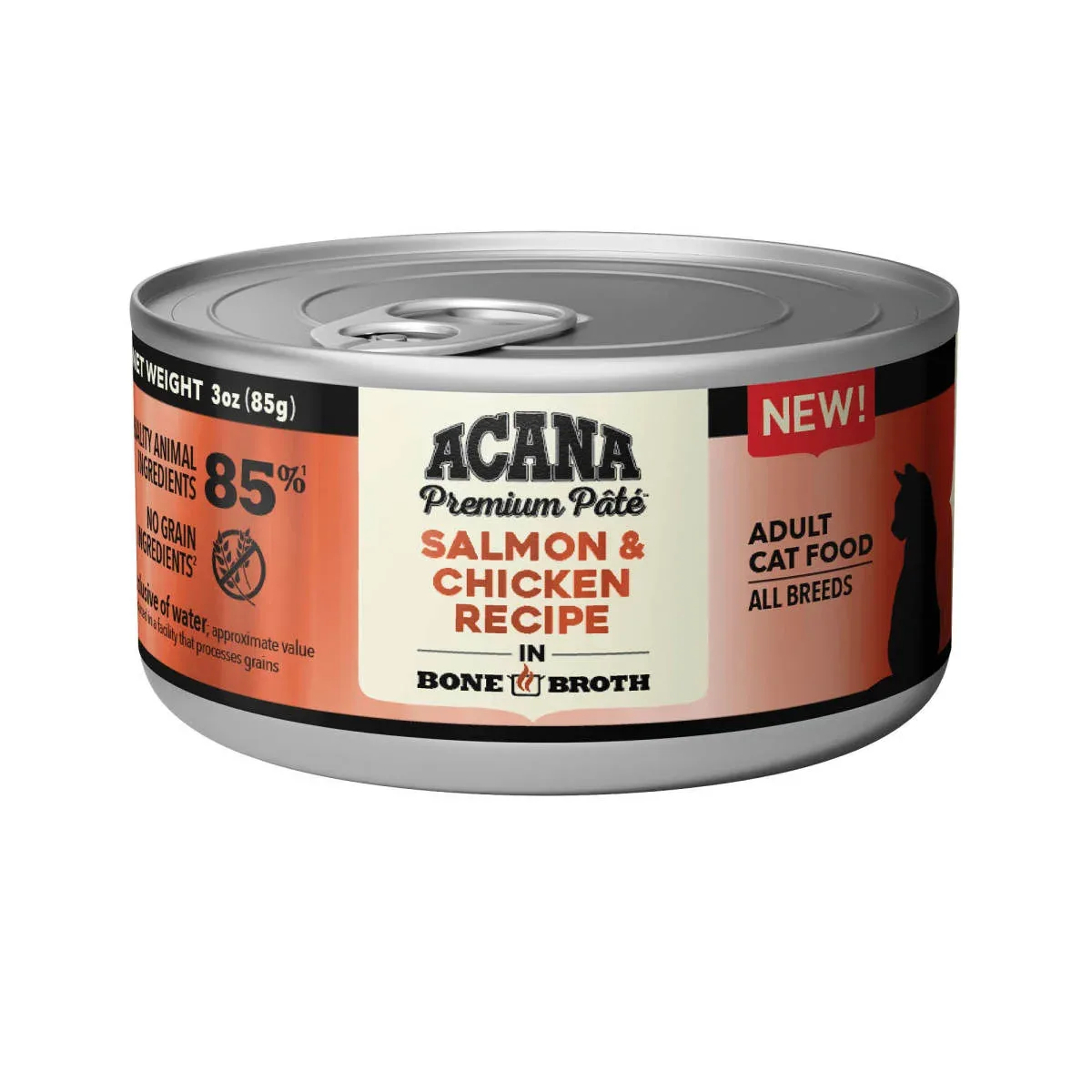 Acana Premium Pâté Canned Cat Food Salmon & Chicken 24ea/3 oz