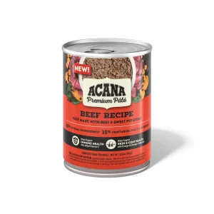 Acana Premium Pâté Canned Dog Food Beef 12ea/12.8 oz