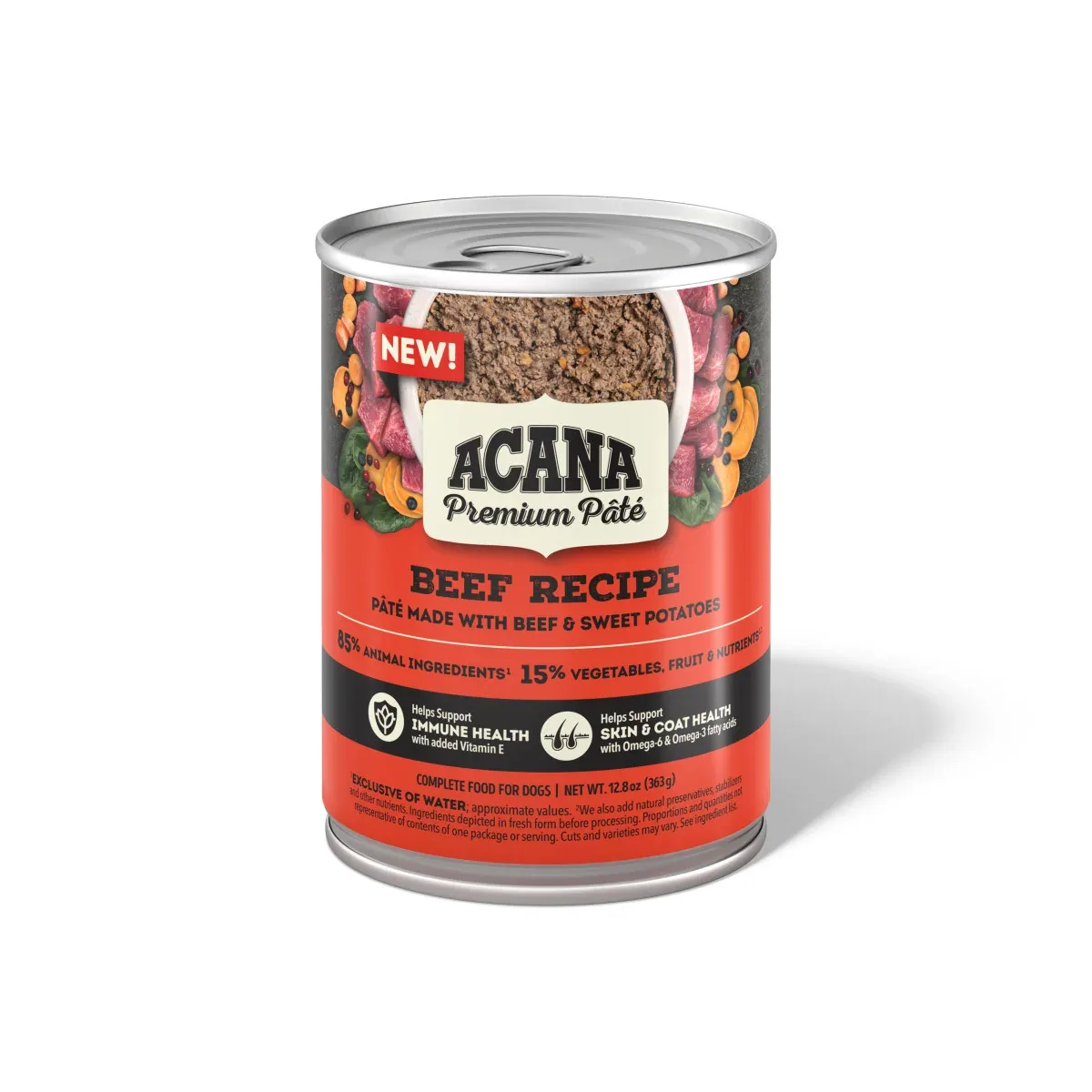 Acana Premium Pâté Canned Dog Food Beef 12ea/12.8 oz