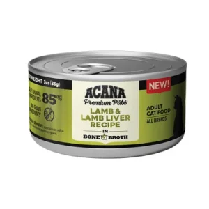 Acana Premium Pate Lamb & Lamb Liver Recipe In Bone Broth Canned Cat Food