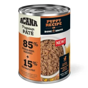Acana Premium Pate Puppy Recipe in Bone Broth Canned Puppy Food