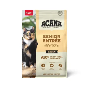 Acana Senior Dry Cat Food Chicken & Turkey 4 lb