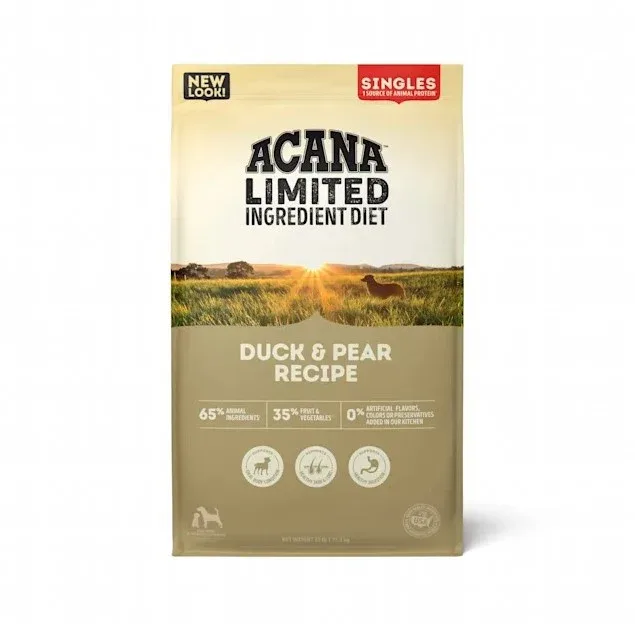 ACANA Singles Duck & Pear Recipe Grain Free Dry Dog Food