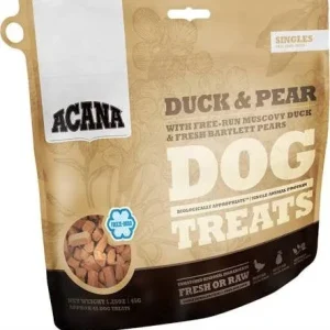 Acana Singles Grain Free Limited Ingredient Diet Duck And Pear Formula Dog Treats-1.25-oz-{L+x}