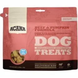 Acana Singles GrainFree Beef and Pumpkin Dog Treats 3.25oz{L+x}