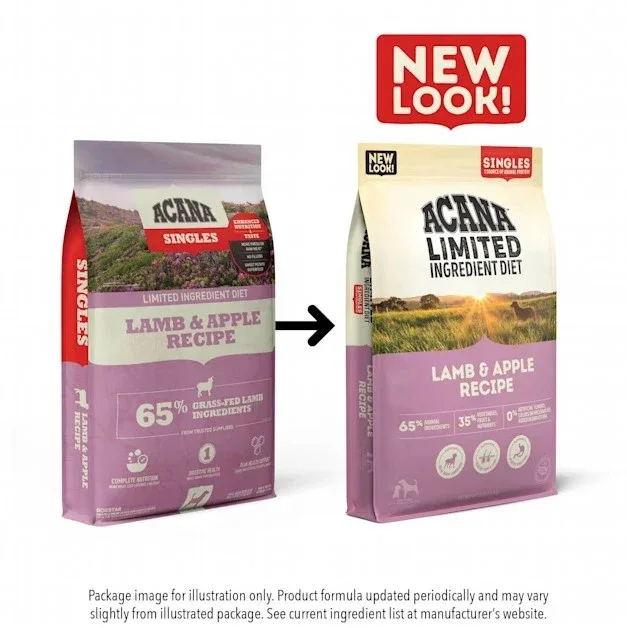 ACANA Singles Lamb & Apple Recipe Grain Free Dry Dog Food - Image 2