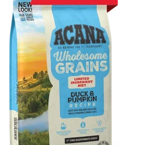 ACANA Singles + Wholesome Grains Limited Ingredient Diet Duck & Pumpkin Recipe Dry Dog Food