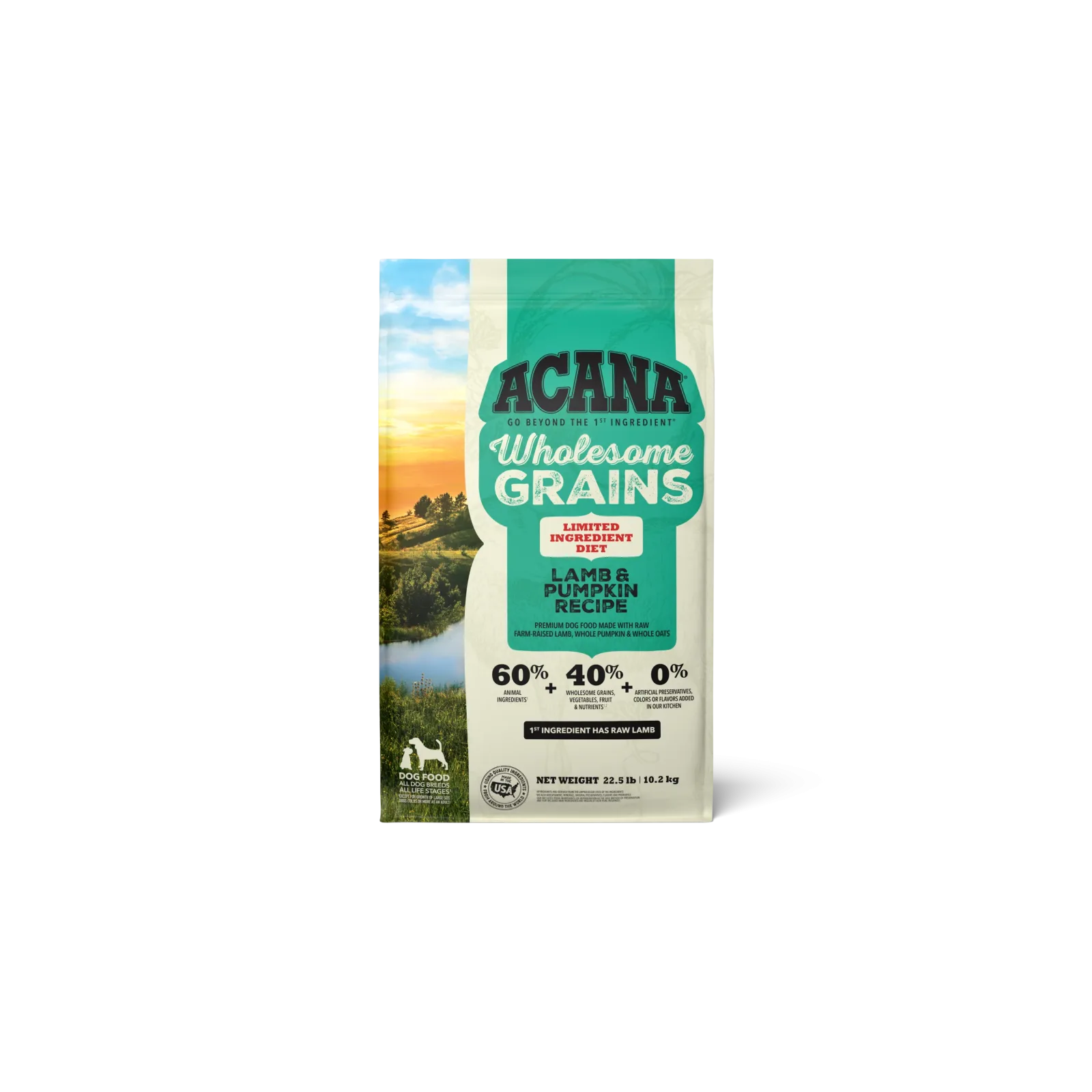 ACANA Wholesome Grains Lamb & Pumpkin 22.5lb