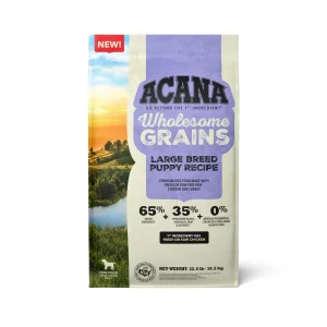 Acana Wholesome Grains Large Breed Dry Puppy Food Chicken & Turkey 22.5 lb