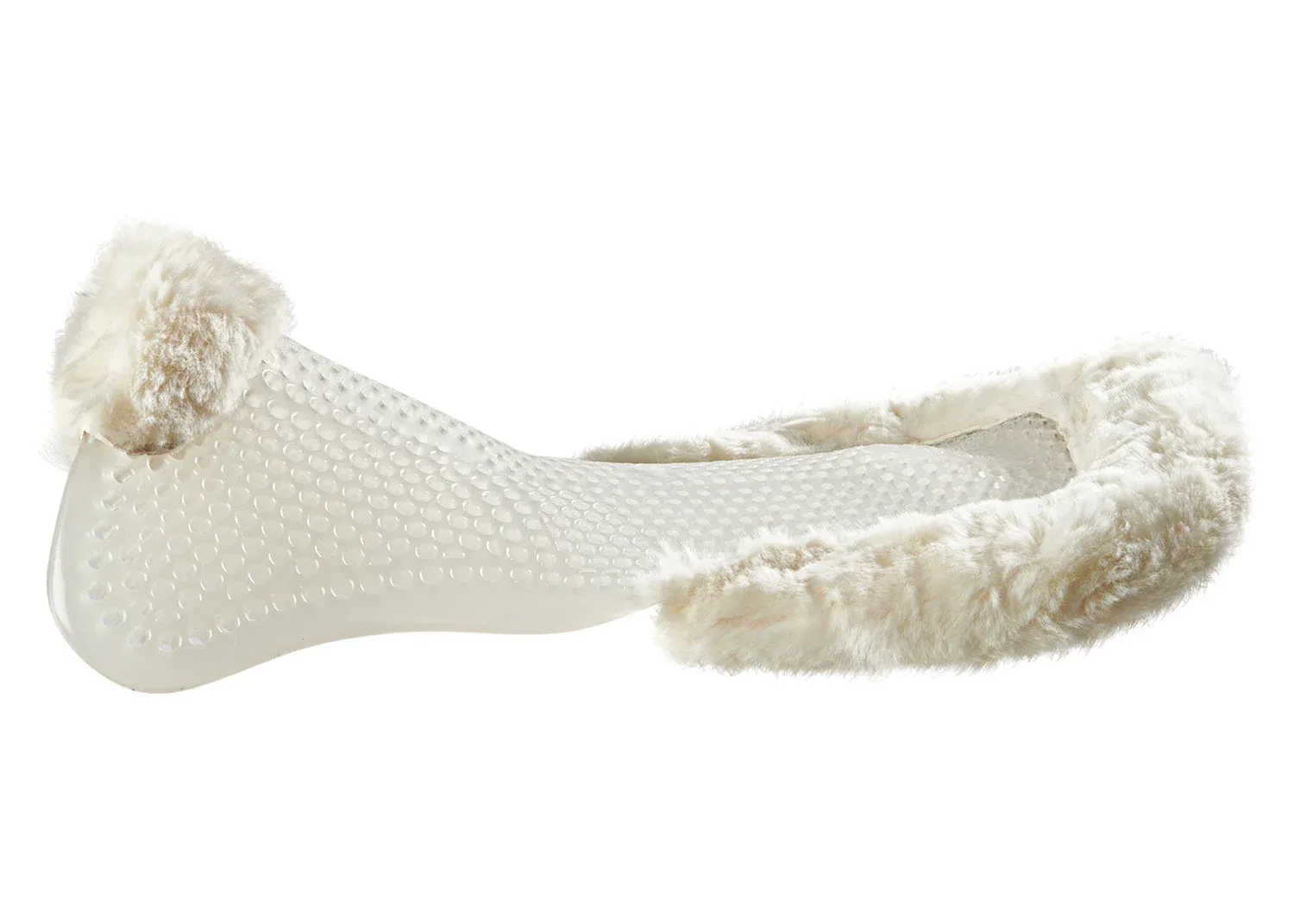 Acavallo® Classic Gel Rear Riser Half Pad with Sheepskin - Image 2
