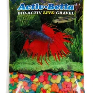 ACTIV-BETTA BIO-ACTIV LIVE BETTA GRAVEL NEON RAINBOW 1LB