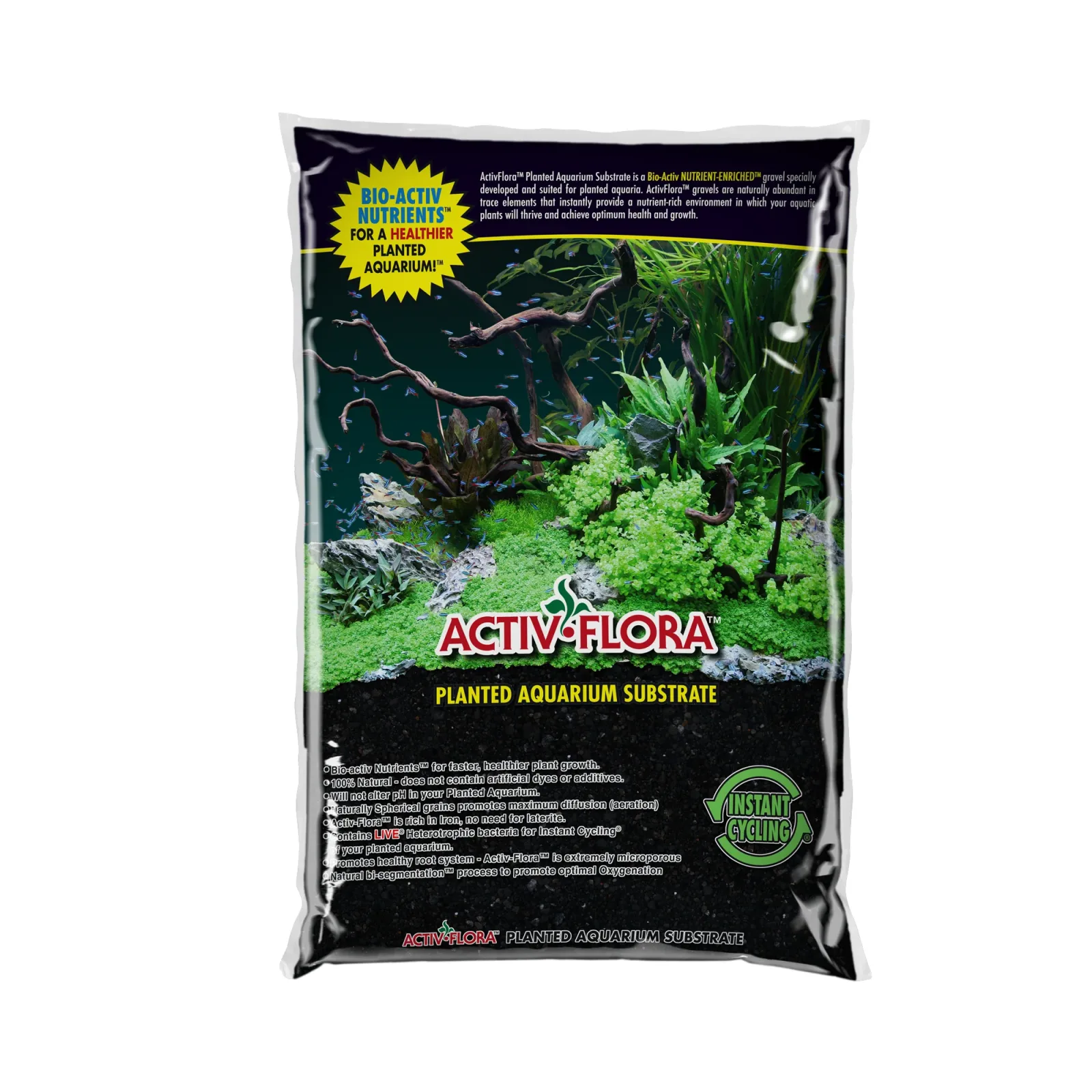 ACTIV-FLORA LIVE PLANTED SUBSTRATE FLORACOR BLACK 16 LB