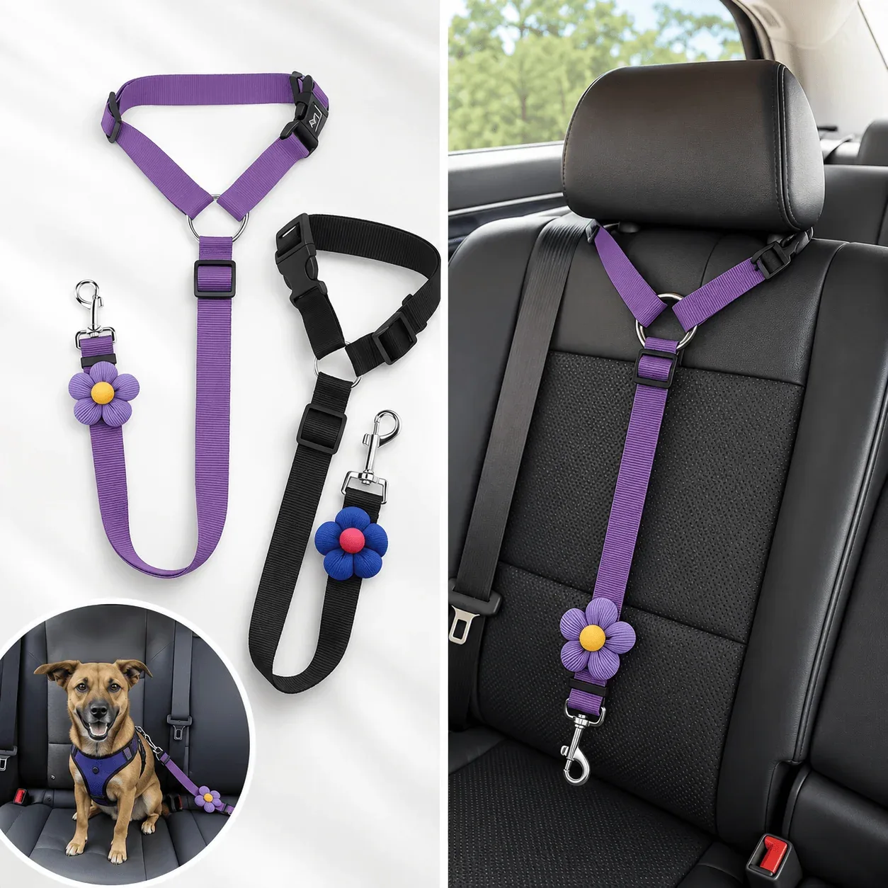 Adjustable Dog Car Seat Belt