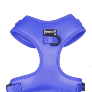 Adjustable Silk Dog Harness, Dark Blue