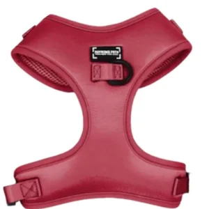 Adjustable Silk Dog Harness, Red