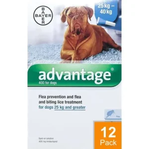 Advantage Blue Dogs Over 55lbs (25kg) - 12 Pack