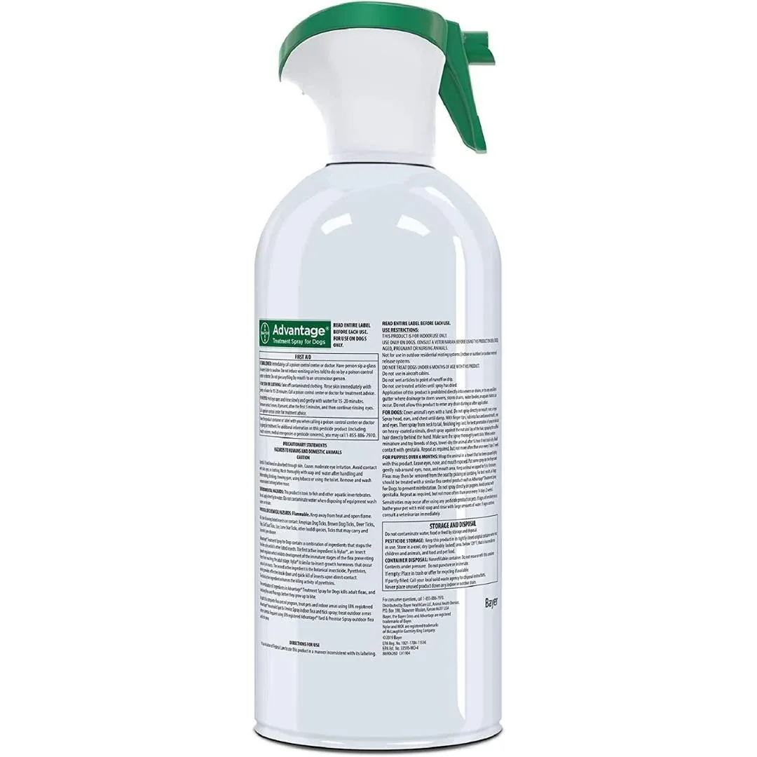 Advantage Dog Treatment Spray 8 oz - Image 2