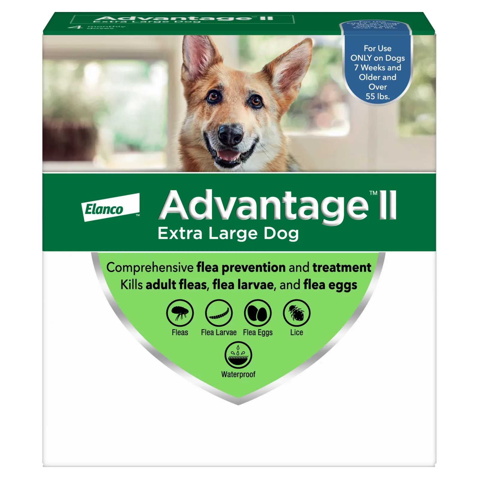 Advantage II Extra Large Dog 6-Pack