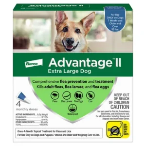 Advantage II Flea Prevention for Extra Large Dogs (Over 55 lbs)