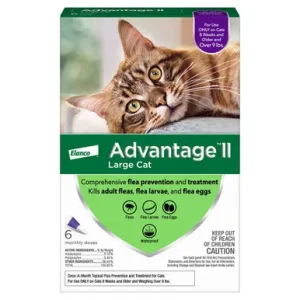 Advantage II Flea Prevention for Large Cats (Over 9 lbs)