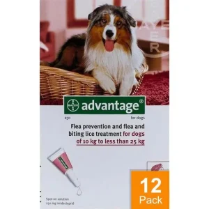 Advantage Red Dogs 22-55lbs (10-25kg) - 12 Pack