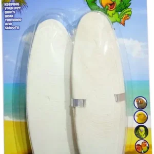 A&E Cage Company 6" Natural Cuttlebone for Birds, Twin Pack