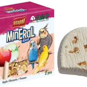 AE Cage Company Apple Infused Bird Mineral Block