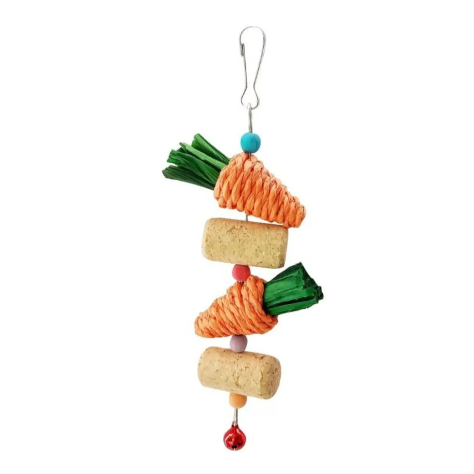 A&E Nibbles-Carrot-&-Cork-Jingle-Toy