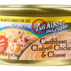 Against the Grain Caribbean Club With Chicken & Cheese Dinner Wet Cat Food 2.8oz