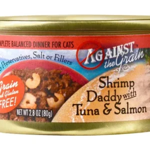 Against the Grain Shrimp Daddy With Tuna & Salmon Dinner Wet Cat Food 2.8oz
