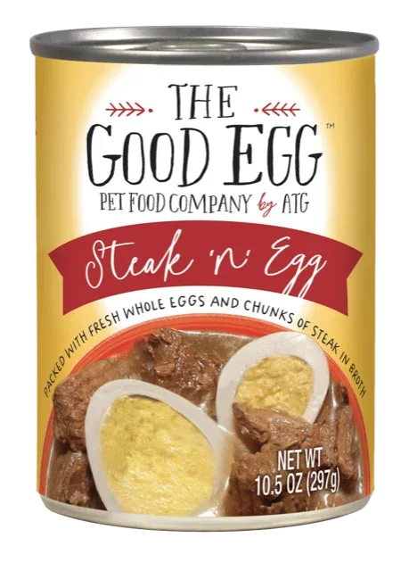 Against the Grain The Good Egg Steak 'n' Egg Canned Dog Food 12ea/10.5 oz