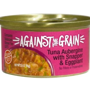 Against the Grain Tuna Aubergine With Snapper & Eggplant Dinner Wet Cat Food 2.8oz