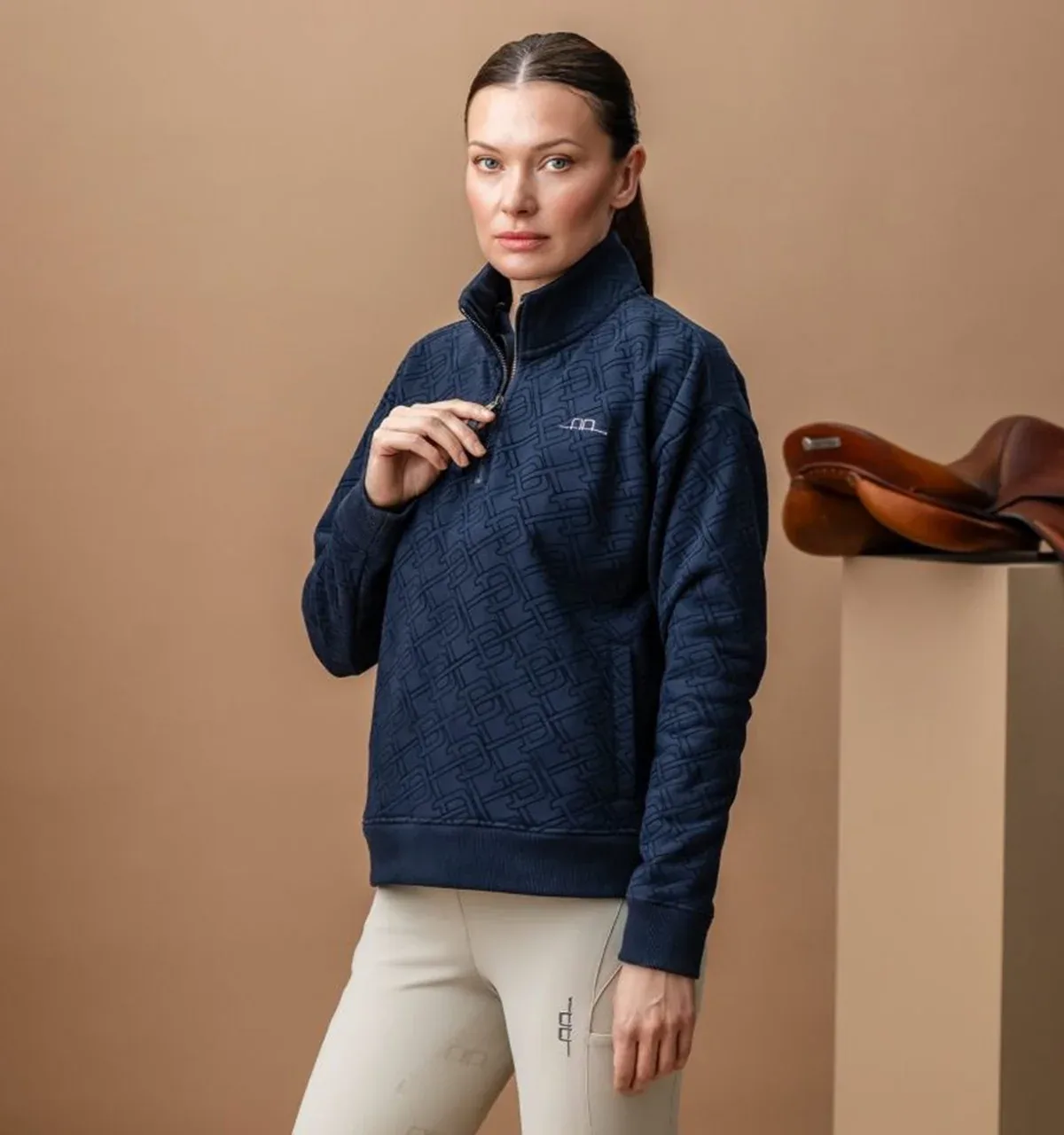 Alessandro Albanese Gabriella Half Zip Sweatshirt - Image 2