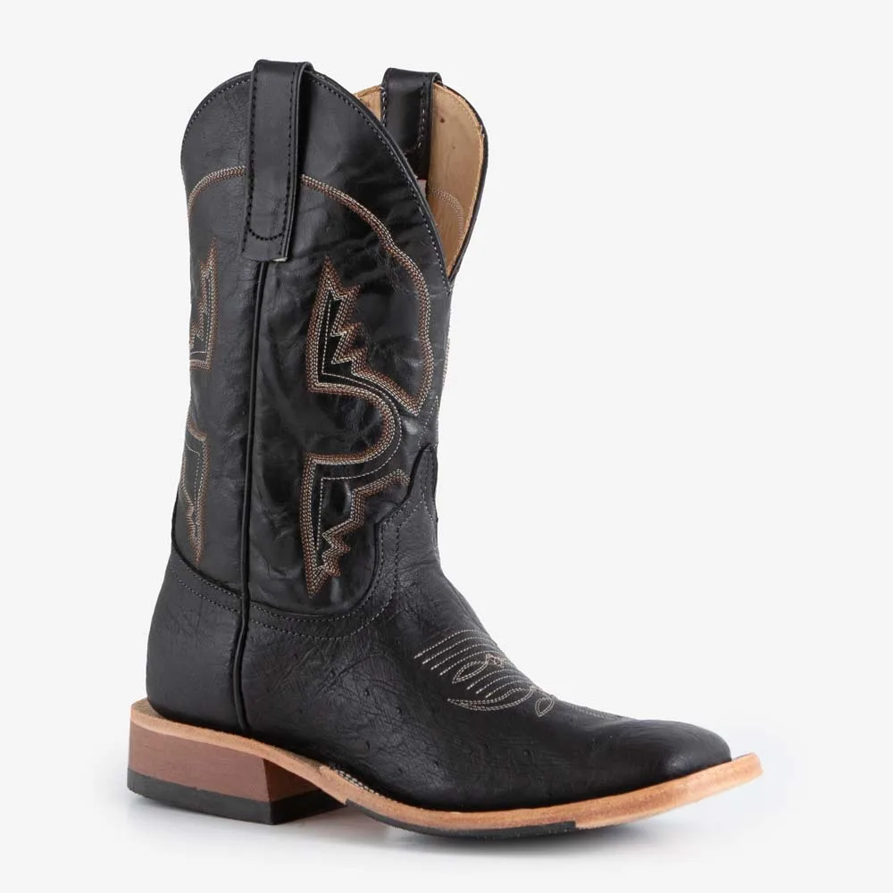 Anderson Bean Rod's Exclusive Bean Black Smooth Ostrich Boots