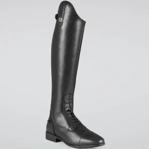 Anima Womens Synthetic Field Tall Riding Boots Black