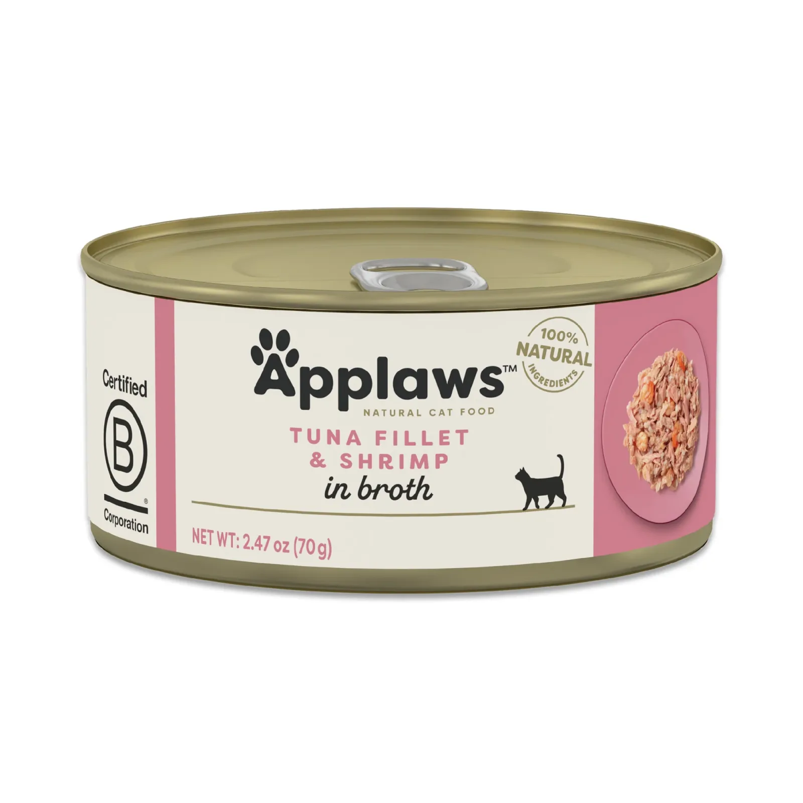 Applaws Cat Can 2.47oz Tuna with Shrimp
