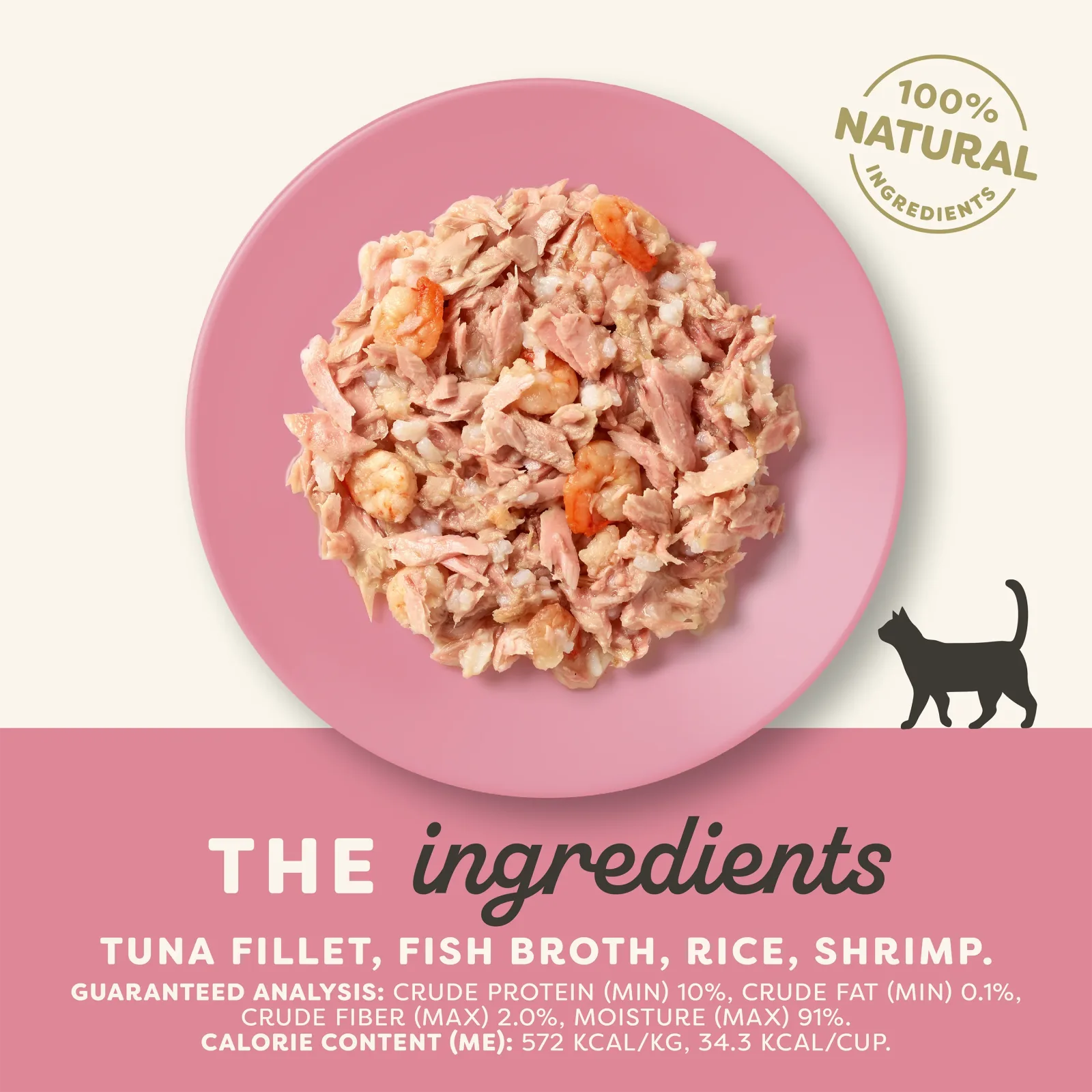 Applaws Cat Pot 2.12oz Tuna Fillet with Shrimp - Image 2