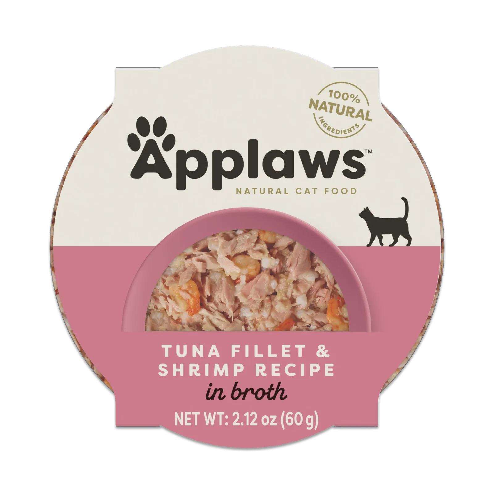 Applaws Cat Pot 2.12oz Tuna Fillet with Shrimp