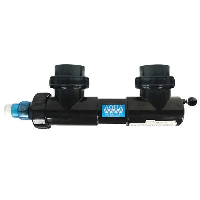 Aqua UV Classic 8 watt Sterilizer 2" With Wiper - Black