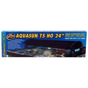 AquaSun Dual T-5 HO Hood 24" - ZooMed