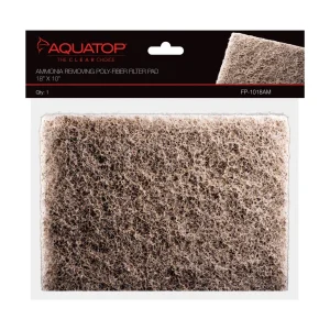 Aquatop Ammonia Removing Poly-fiber Filter Pad 18x10, 1pc