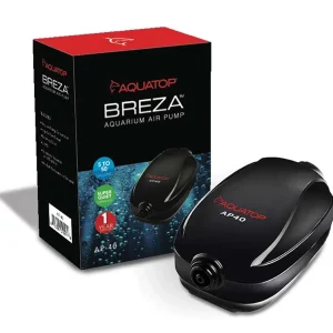 Aquatop BREZA AP-40 Aquarium Air Pump Up to 50gal Black