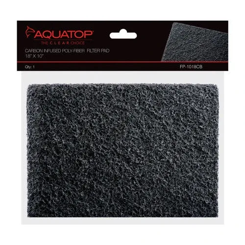 Aquatop Carbon Infused Poly-fiber Filter Pad 18x10, 1pc - Image 2