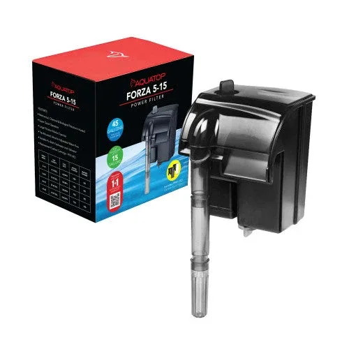 Aquatop FORZA 5-15 Power Filter Black 45 GPH - Image 2
