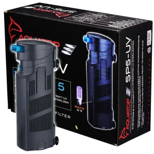 Aquatop Internal SP5-UV Submersible UV Filter Jet Black