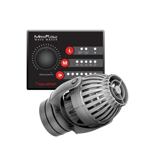 Aquatop MaxFlow MWV-1000 DC Wavemaker Pump with Controller 175 - 1056GPH - Image 2