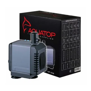 AquaTop NP305 Aquarium Submersible Water Pump Black, Grey