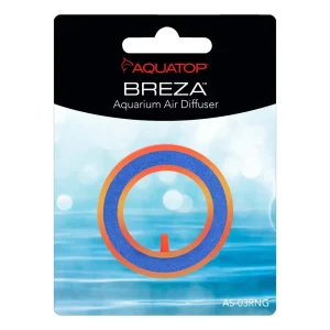 Aquatop Ring Air Stone Orange, Black 3 in (D)