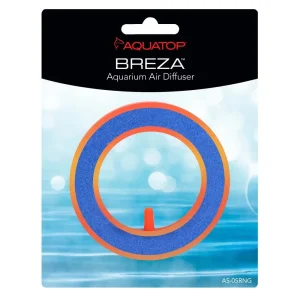 Aquatop Ring Air Stone Orange, Black 5 in