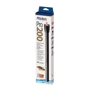 Aqueon Adjustable PRO Aquarium Heater Up to 75 Gallons, 200 Watts